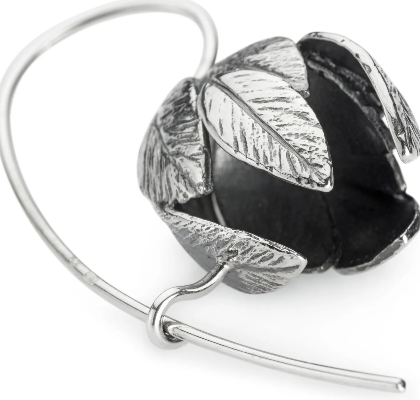 Ohrhänger Blütenkelch, Silber