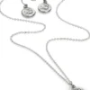 Ohrhänger Taube, Silber