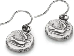 Ohrhänger Taube, Silber