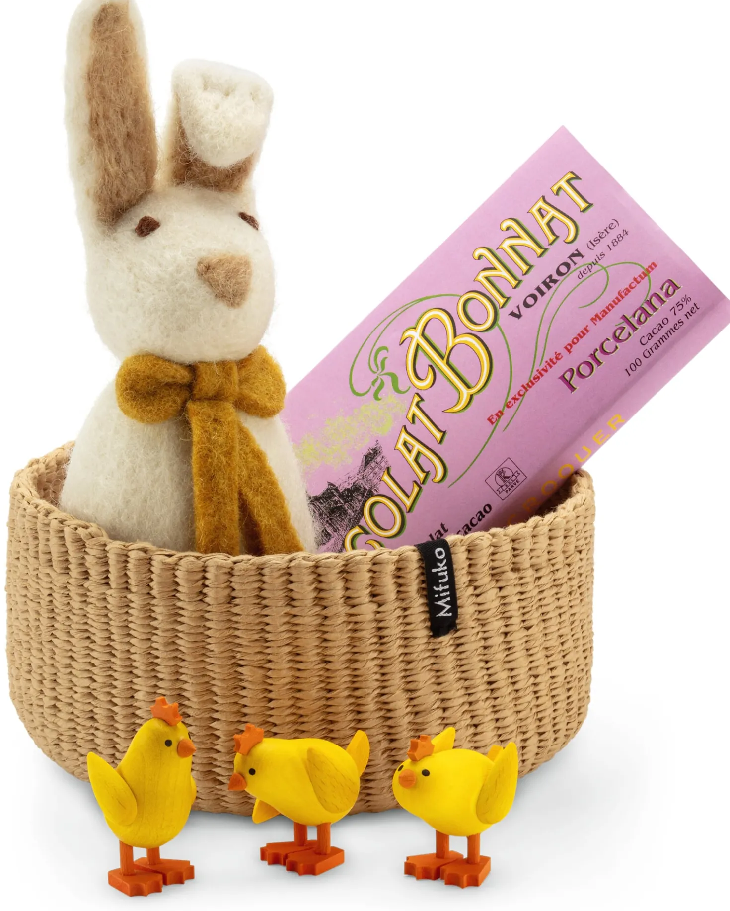 Osterhase mit Schleife