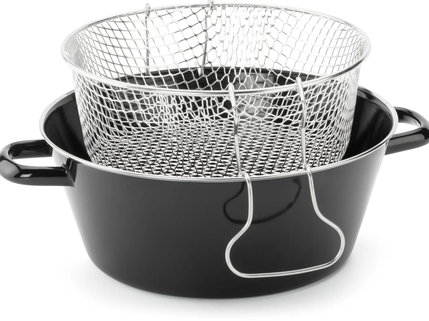 Riess Frittiertopf Emaille