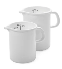 Riess Messbecher Emaille