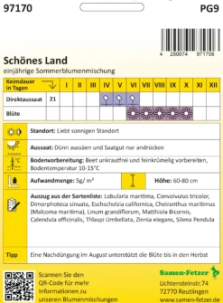 Saatgutmischung Sommerblumen aus dem Bauerngarten