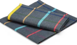 Serviette bunt kariert (2 Stück)