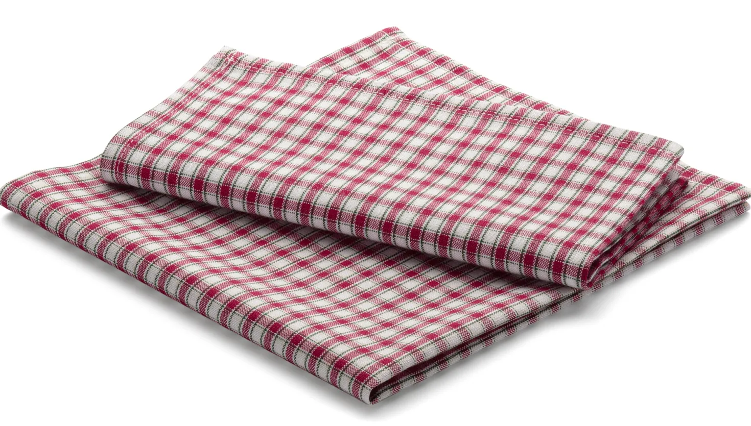 Serviette rot-weiß kariert