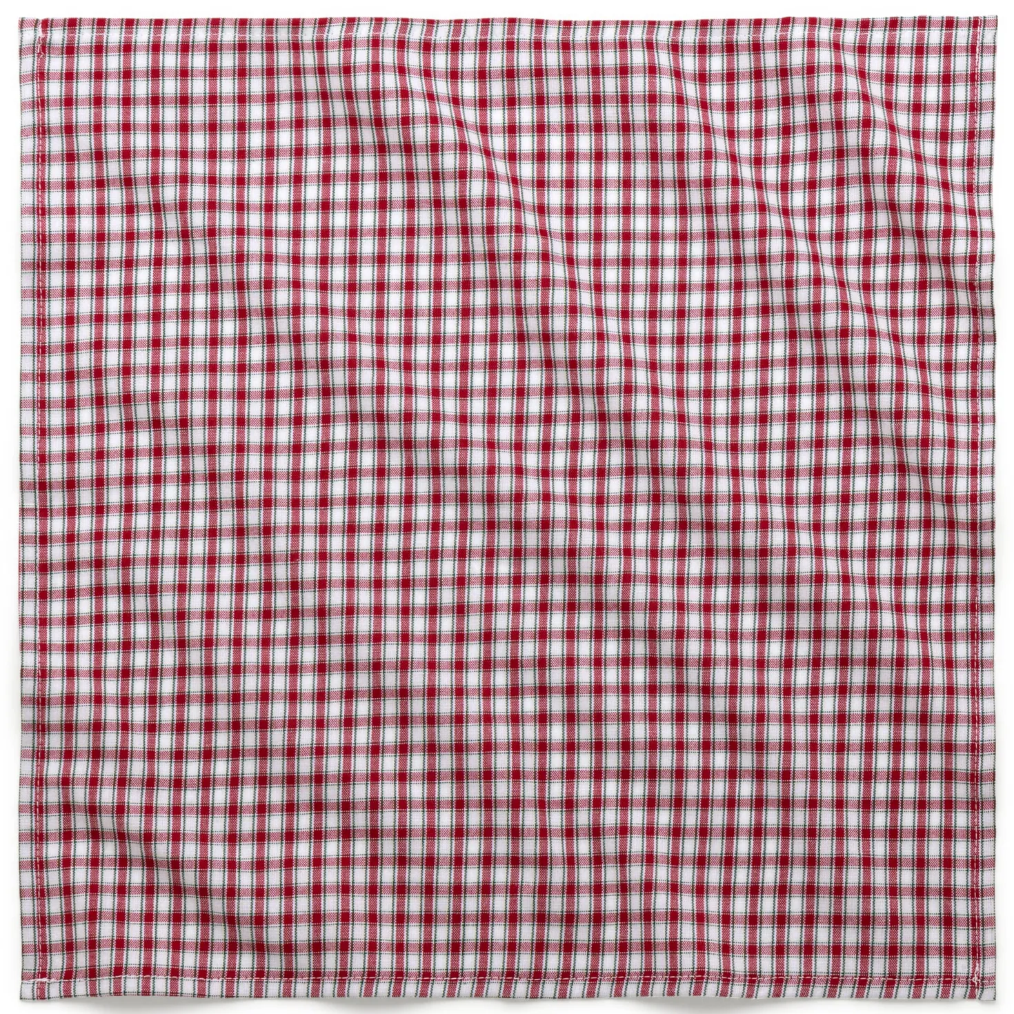 Serviette rot-weiß kariert