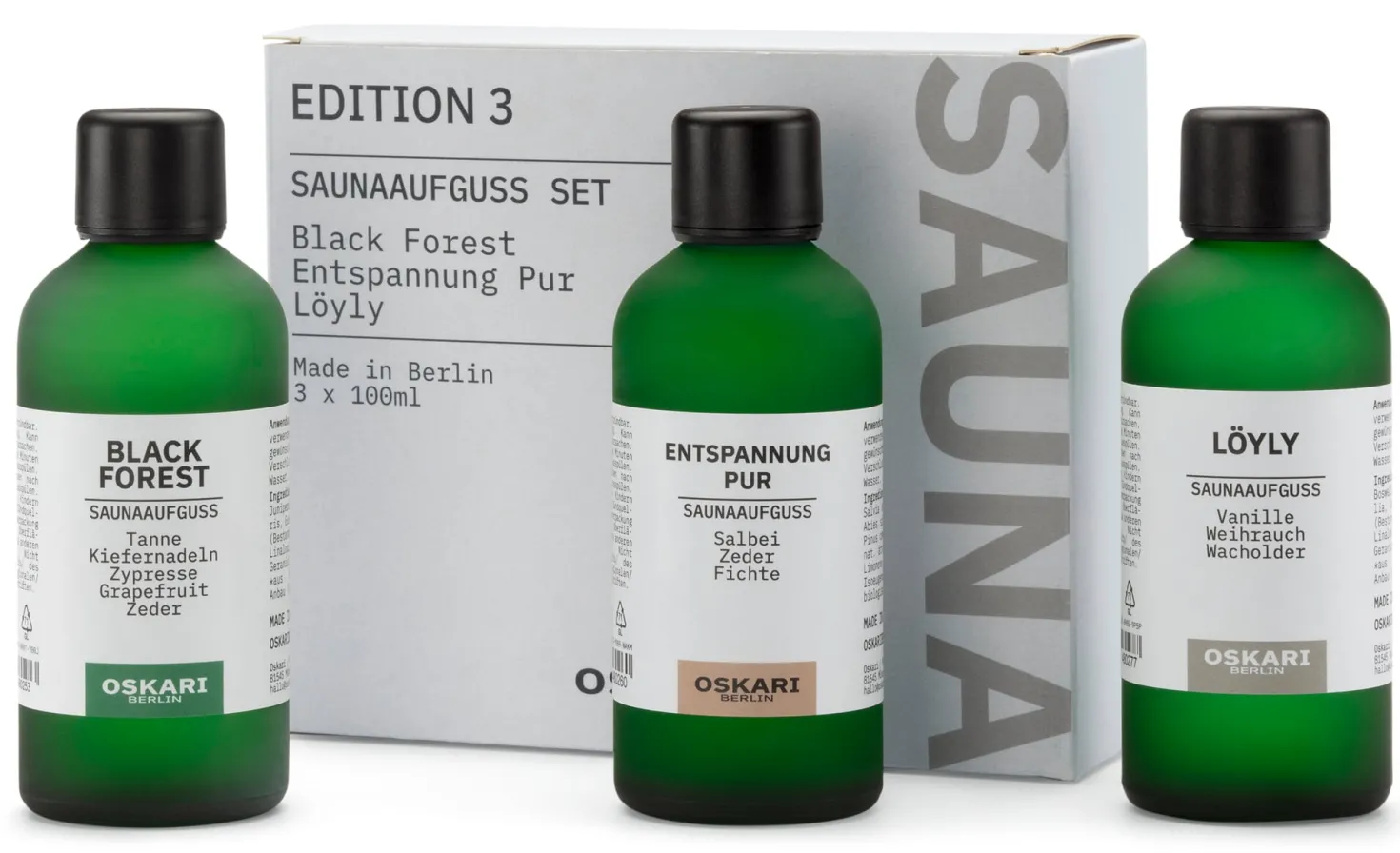 Set Saunaaufguss Edition 3