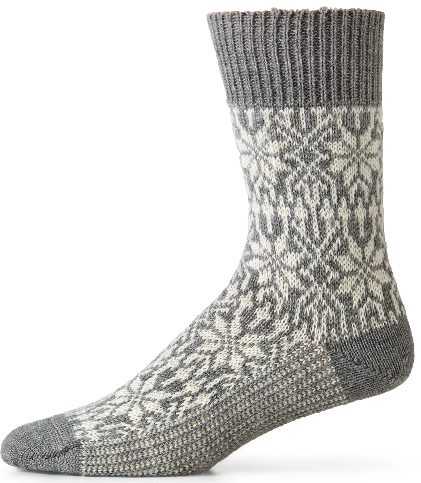 Socke Jacquard Schurwolle