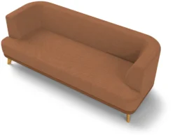 Sofa Linnea Schurwolle und Leder