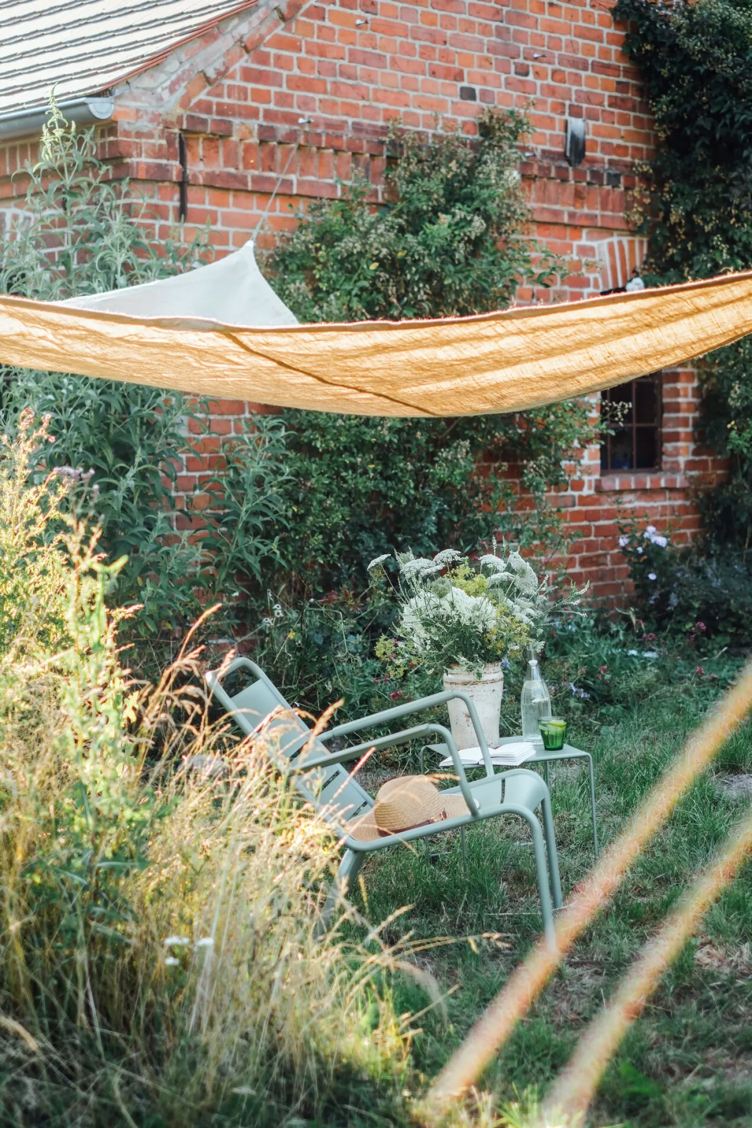 Sonnensegel Jute Dreieck