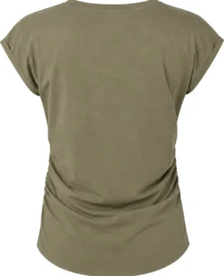Sport-Shirt mit seitlicher Raffung