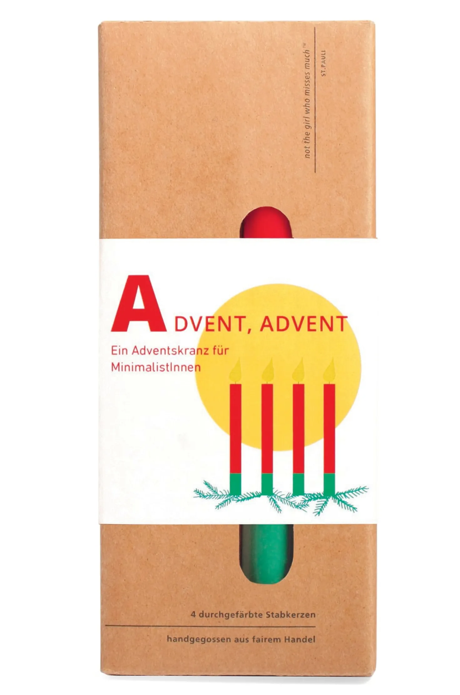 Stabkerze Adventskranz