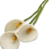 Strauß Calla Filz weiß