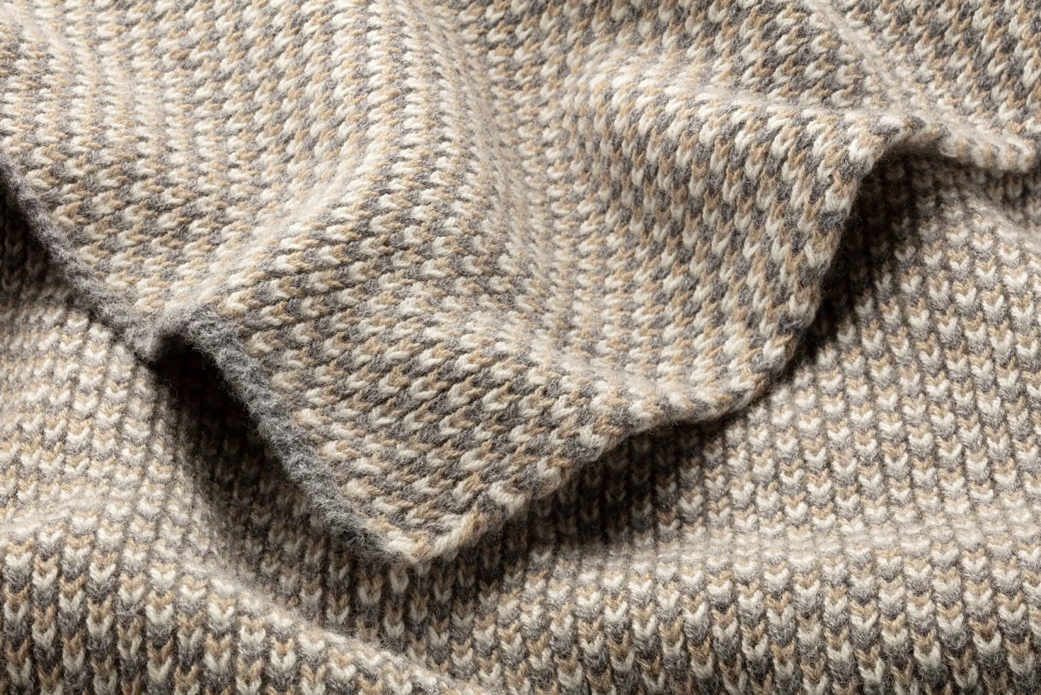 Strickdecke Merinowolle