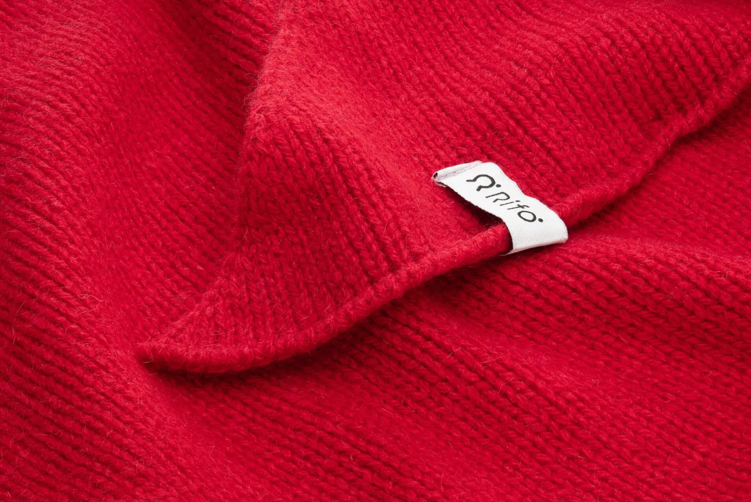 Strickschal Kaschmir, Rot