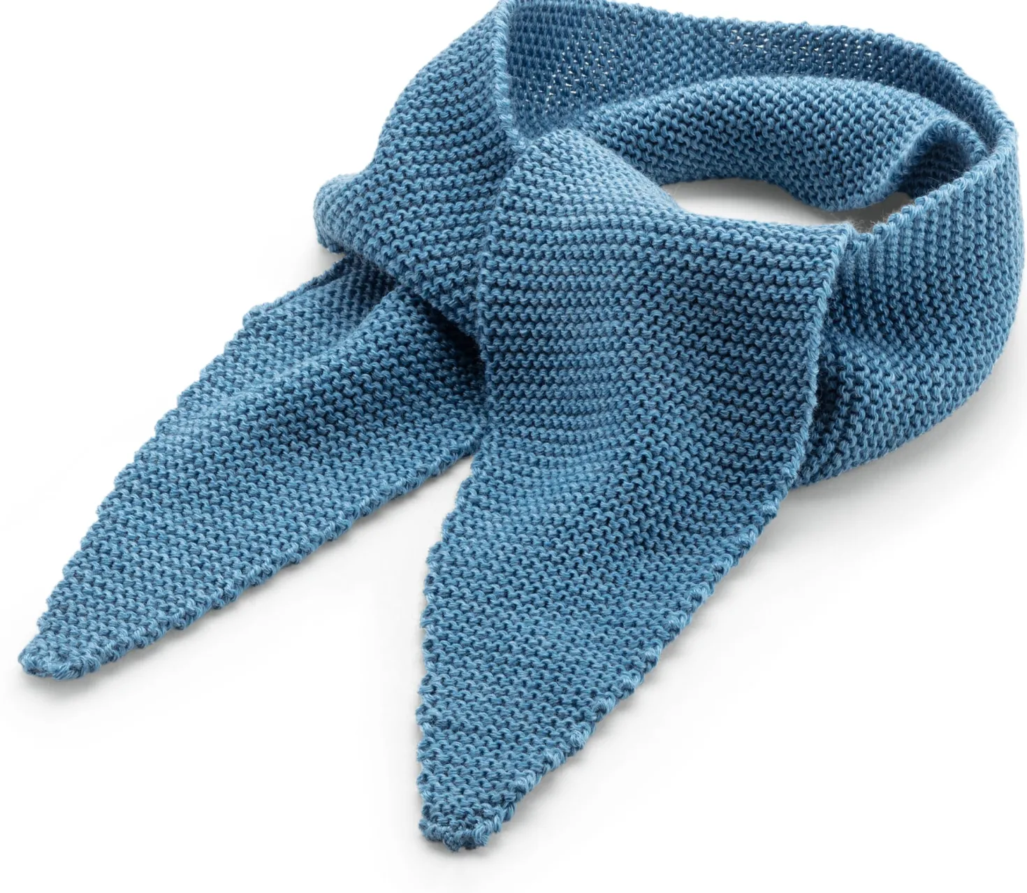 Strickschal klein, Hellblau