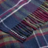 Tartan-Schurwolldecke Morello Check