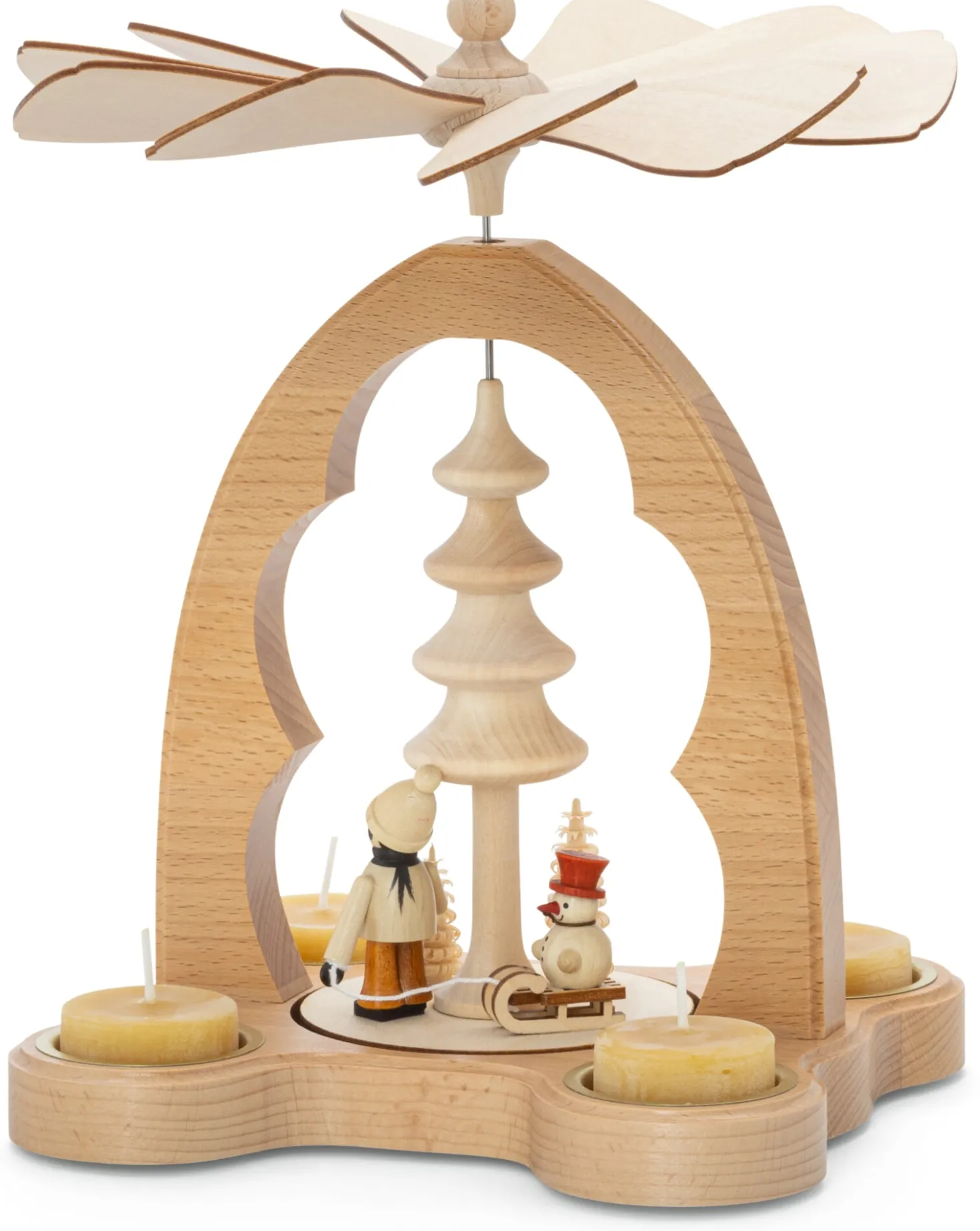 Tischpyramide Winterkinder