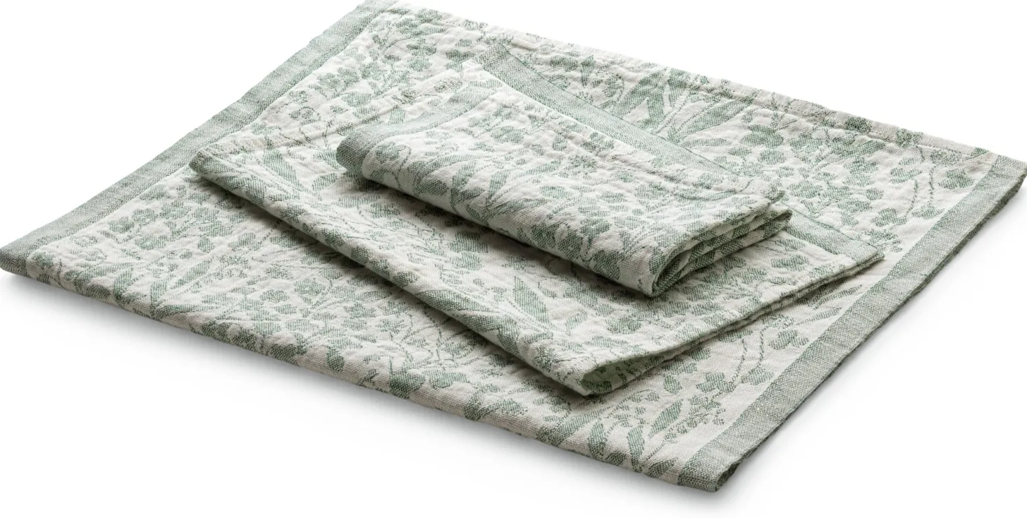 Tischset Leinen floral