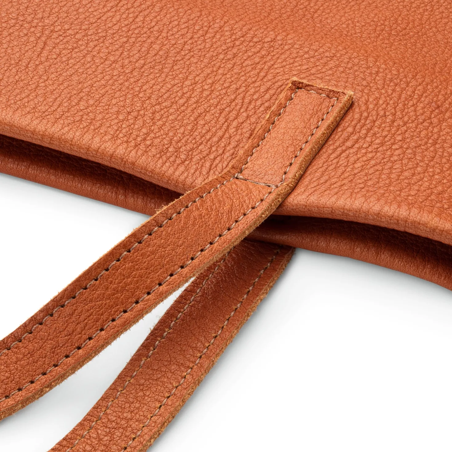 Tote Bag Leder, cognac