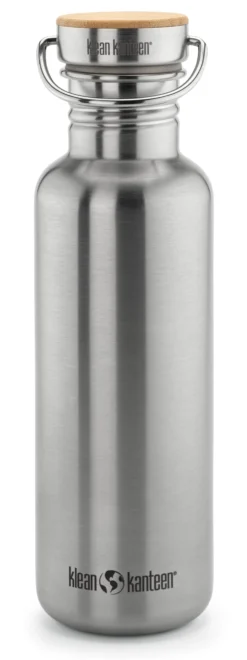 Trinkflasche Edelstahl matt