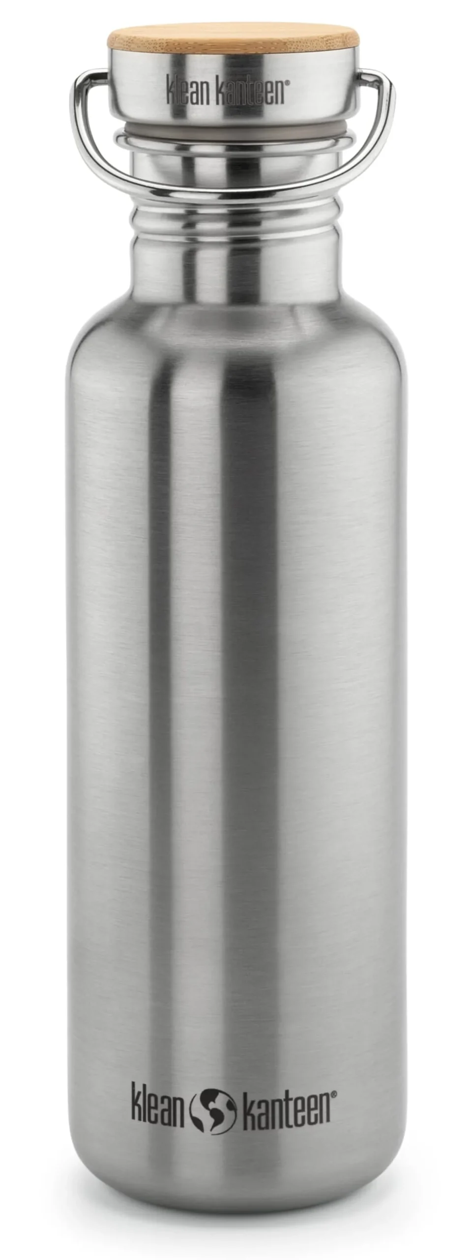 Trinkflasche Edelstahl matt