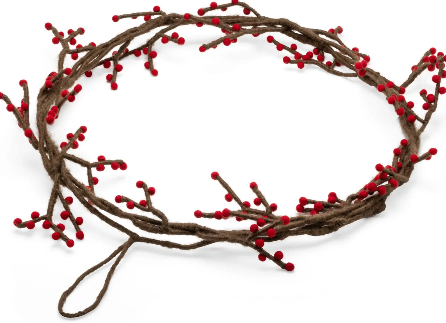 Türkranz Filz Beeren rot
