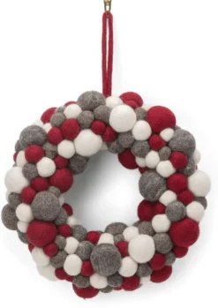 Türkranz Filz Winterfarben