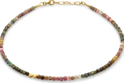 Turmalin-Collier, Rosé-Grün