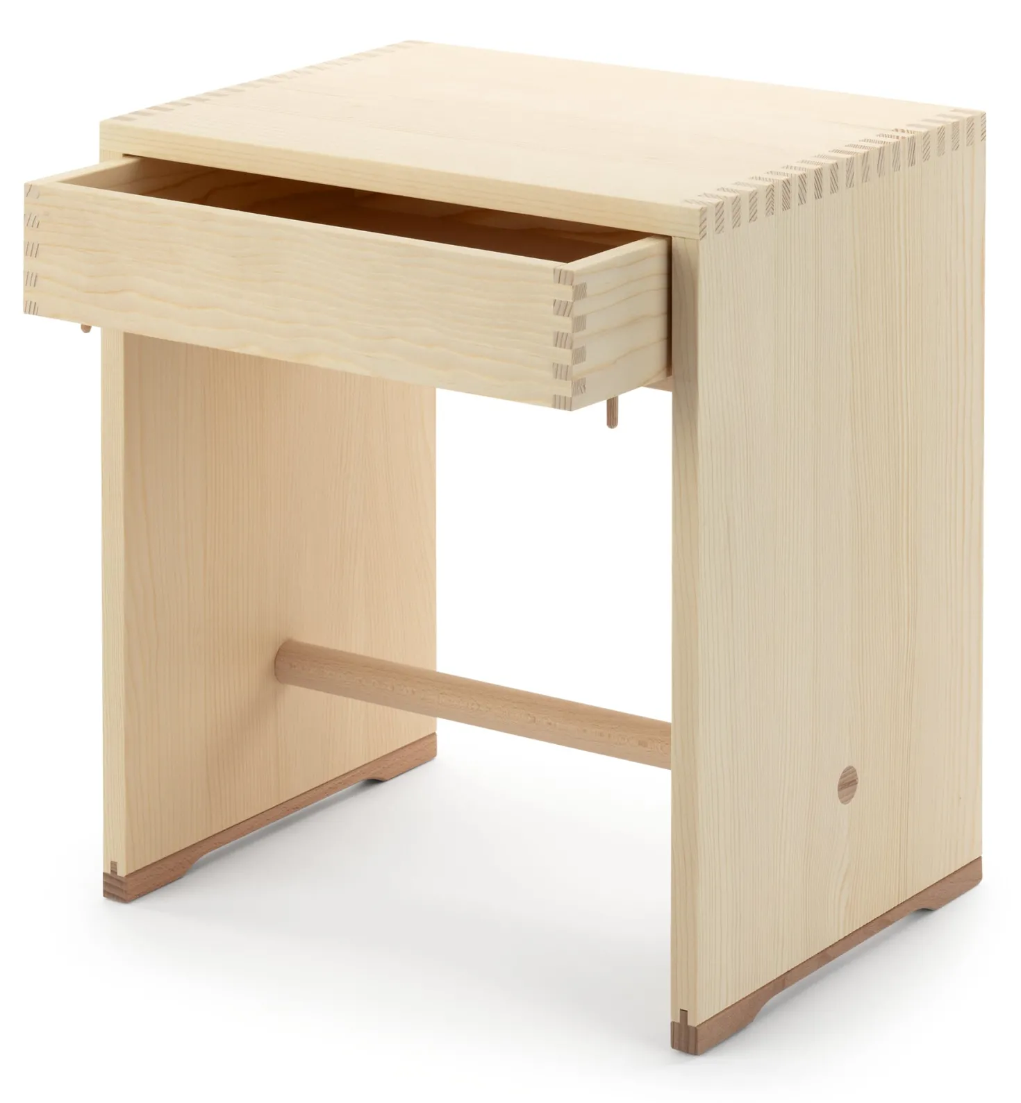 Ulmer Hocker mit Schublade