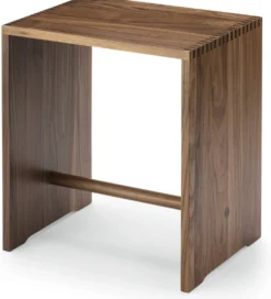 Ulmer Hocker Nussbaumholz