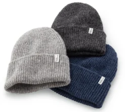 Unisex-Strickmütze Rippe