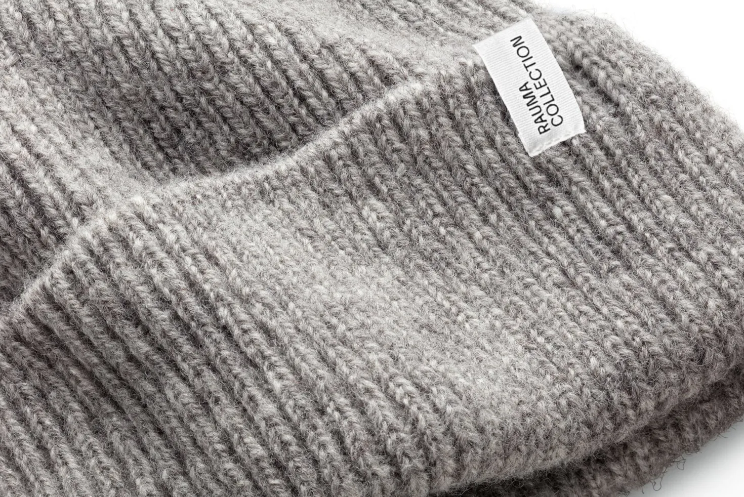 Unisex-Strickmütze Rippe