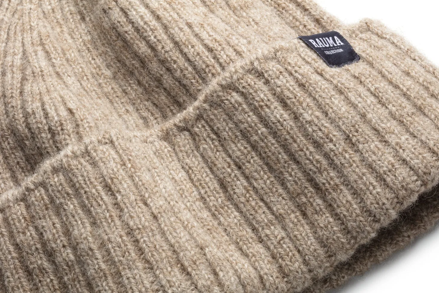 Unisex-Strickmütze Rippe