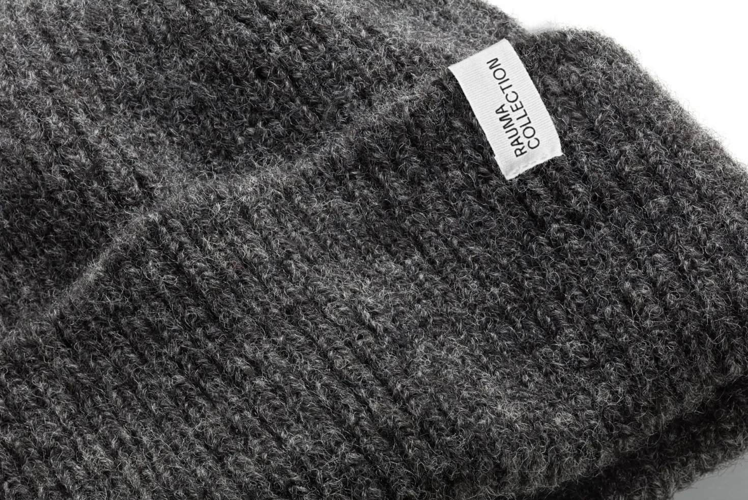 Unisex-Strickmütze Rippe