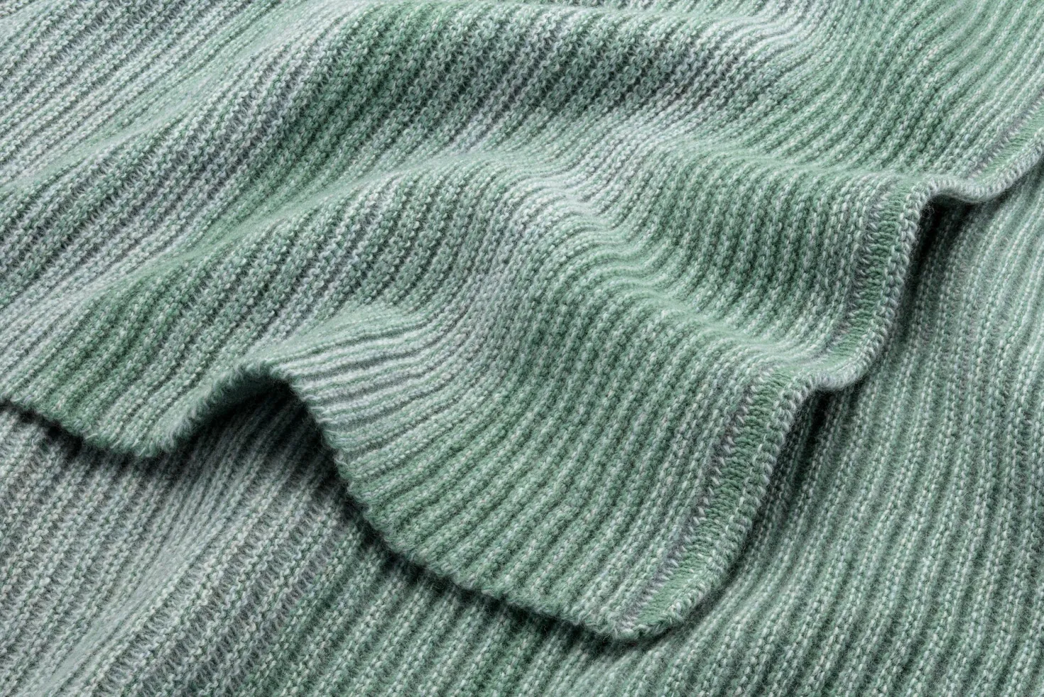 Unisex-Strickschal meliert