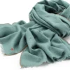 Unisex-Wollschal N° 100, Salbei