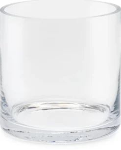 Vase Glas zylinderförmig