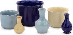 Vase Heritage kobaltblau