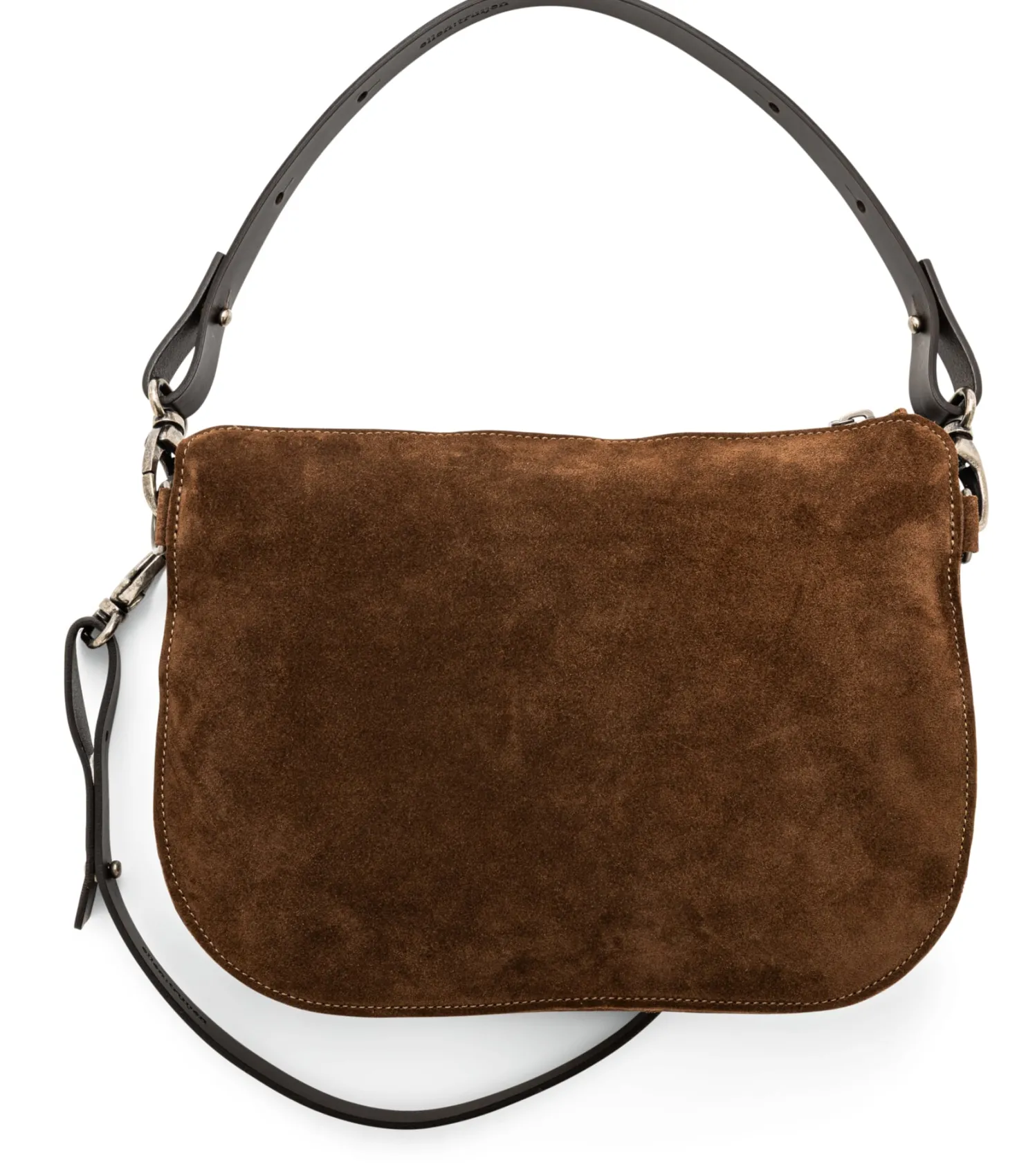 Veloursledertasche, braun
