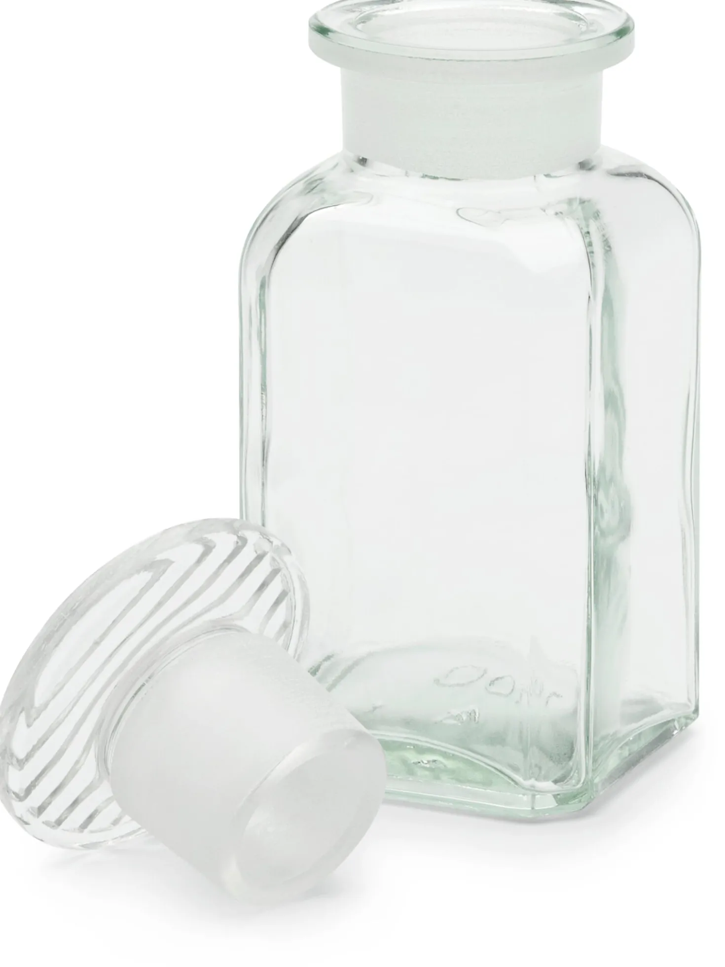 Vierkantflasche Glas