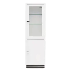 Vitrine Stahlblech schmal