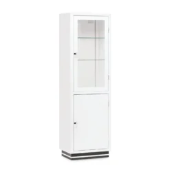 Vitrine Stahlblech schmal