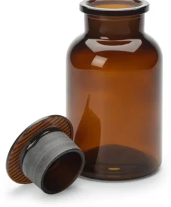 Vorratsflasche mit Glasstopfen