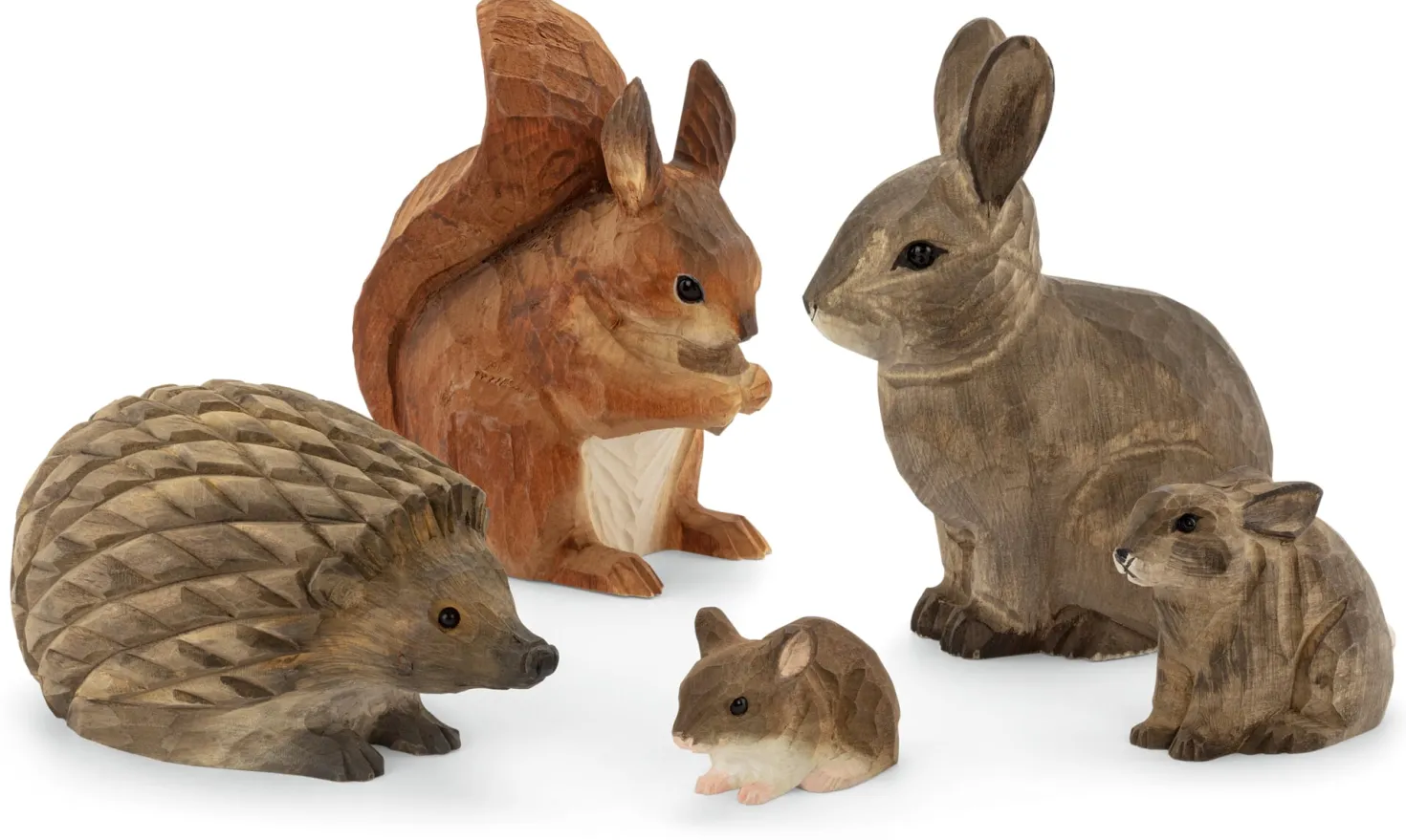 Waldmaus Lindenholz handgeschnitzt