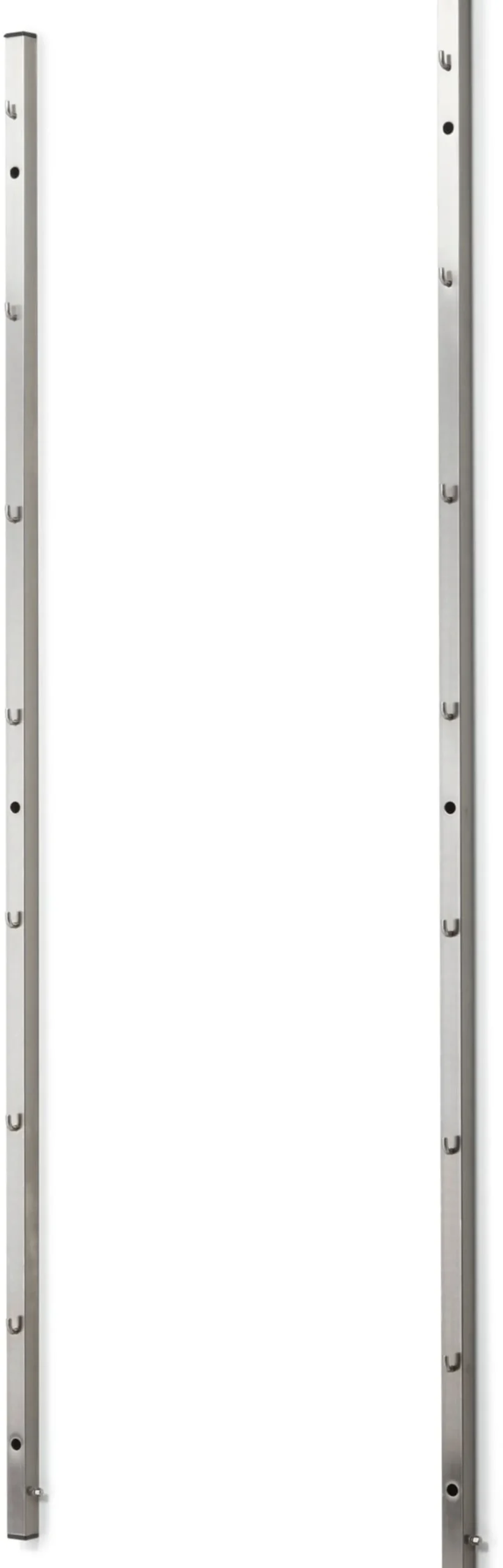 Wandhakenschiene zu Regalsystem Inox