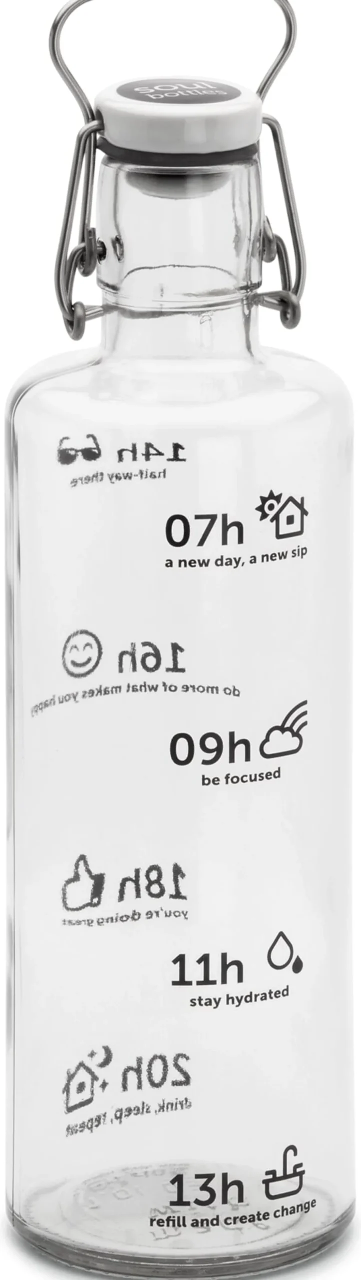 Wasserflasche aus Glas