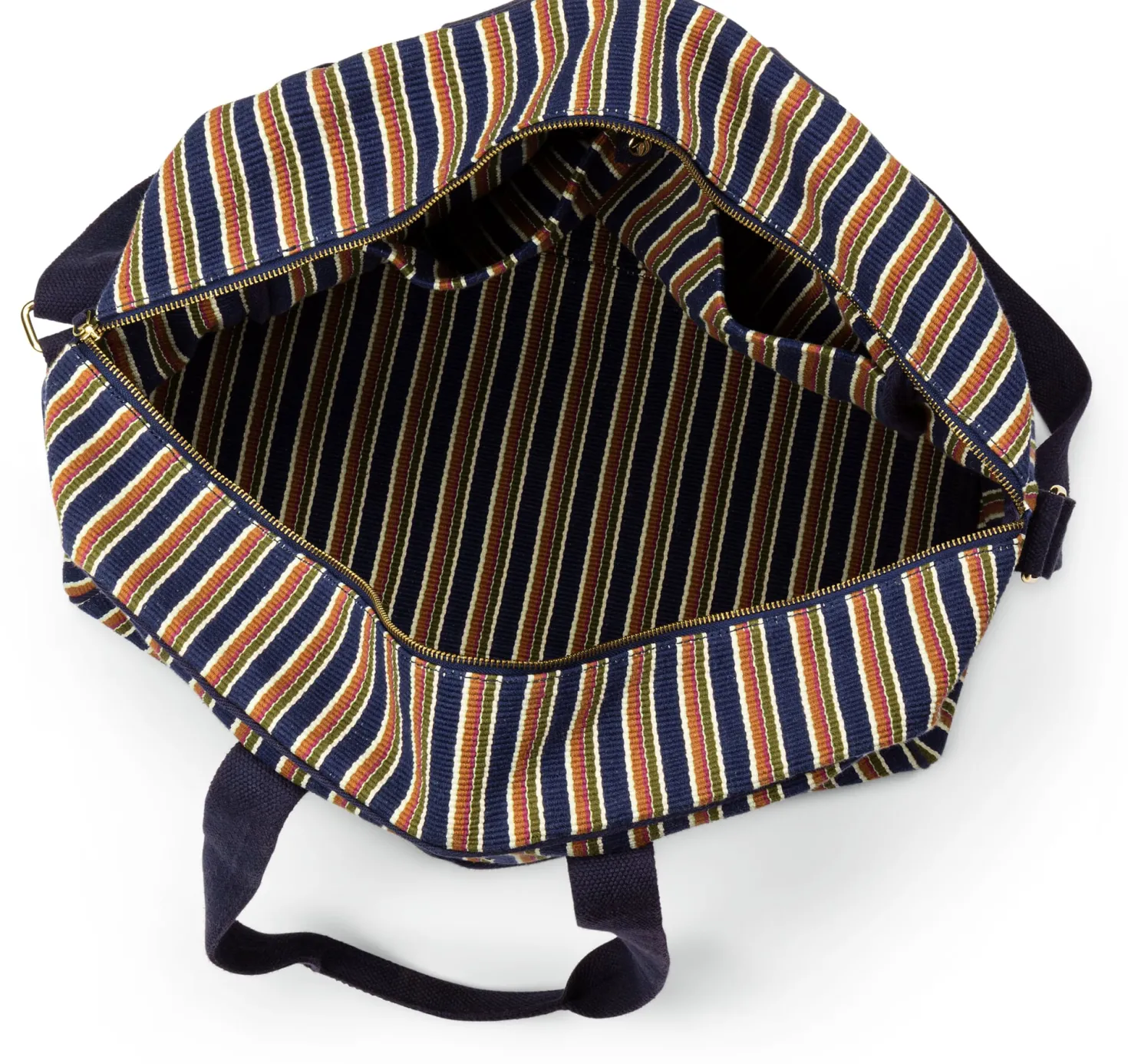 Weekender N° 48 gestreift, blau-grün