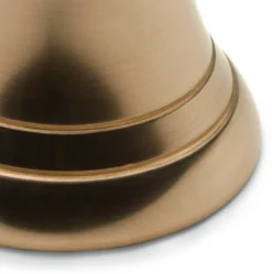 Weihnachtsglocke Bronzeguss mit Zierrand