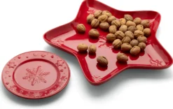 Weihnachtsschale sternförmig